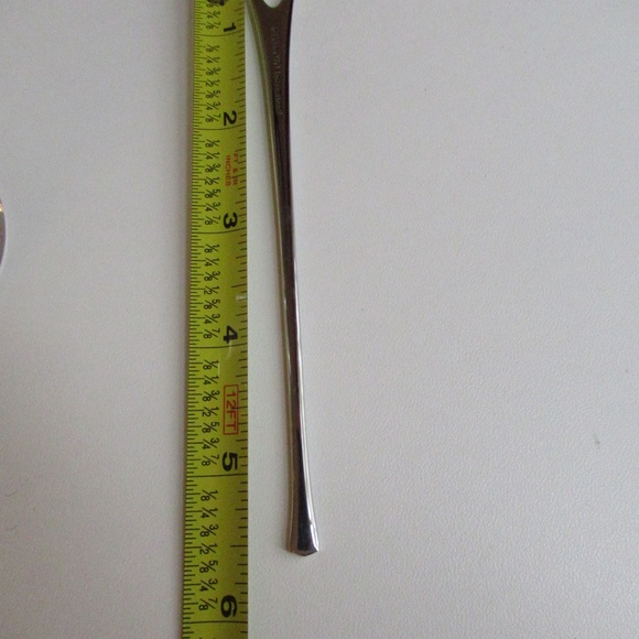 Mikimoto International Etched Highball glasses & silver stirrer - Picture 7 of 9